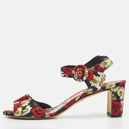 Dolce & Gabbana: Многоцветные сандалии 