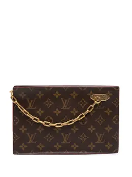 Louis Vuitton Pre-Owned: Коричневый клатч 