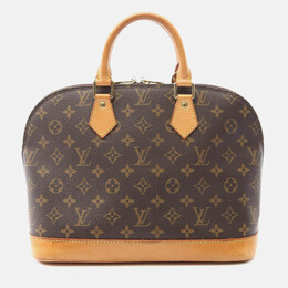 Louis Vuitton: Коричневая сумка 
