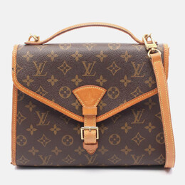 Louis Vuitton: Коричневая сумка 