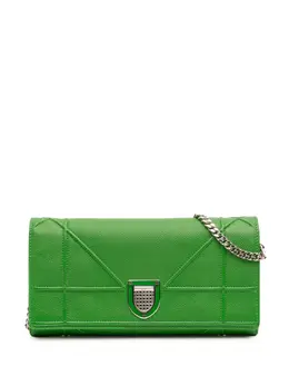Christian Dior Pre-Owned: Зелёный кошелёк 
