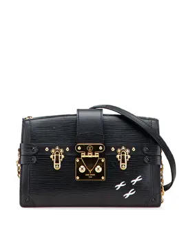 Louis Vuitton Pre-Owned: Чёрный клатч 