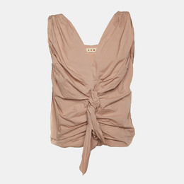 Marni: Розовый топ 
