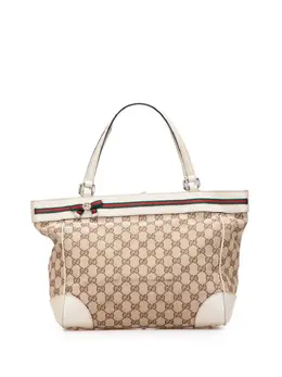 Gucci Pre-Owned: Коричневая сумка-шоппер 