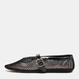 Alaia: Чёрные балетки 