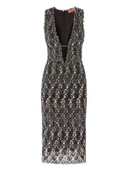 Missoni: Платье с растительным принтом 