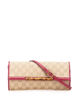 Gucci Pre-Owned: Коричневая сумка через плечо 