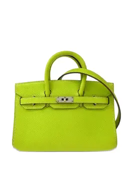 Hermès Pre-Owned: Зелёная сумка-шоппер 
