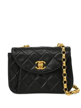 CHANEL Pre-Owned: Чёрная сумка 