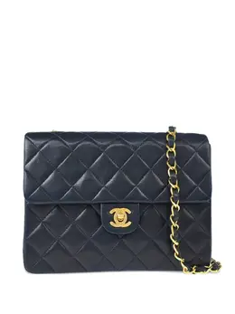 CHANEL Pre-Owned: Синяя сумка 