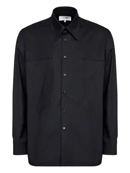 MM6 Maison Margiela: Хлопковая рубашка 