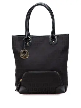 Fendi Pre-Owned: Коричневая сумка-шоппер 