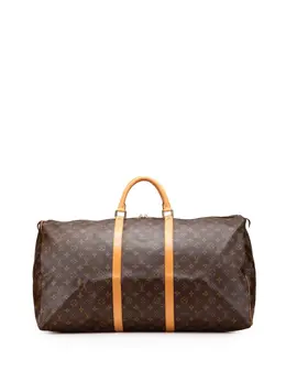 Louis Vuitton Pre-Owned: Коричневая дорожная сумка 