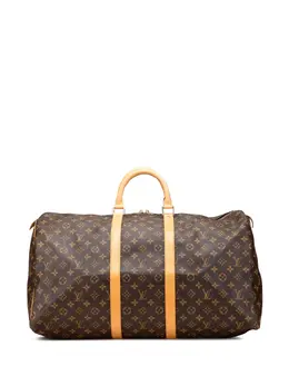 Louis Vuitton Pre-Owned: Коричневая дорожная сумка 