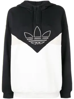 adidas: Белая толстовка 