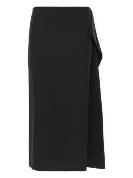 Sportmax: Юбка с разрезом 