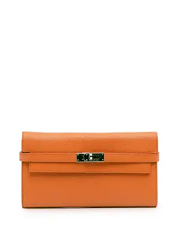 Hermès Pre-Owned: Оранжевый кошелёк 
