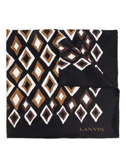 Lanvin: Чёрный шарф 