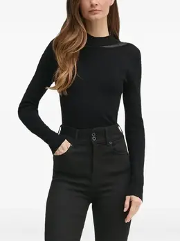 DKNY: Свитер в сетку 