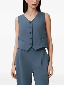 AllSaints: Голубой жилет 