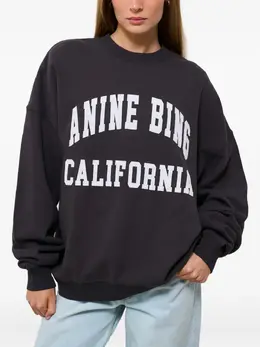 ANINE BING: Чёрный свитшот 