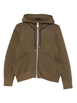 sacai: Зелёная толстовка 