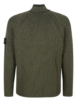 Stone Island: Зелёный свитер 