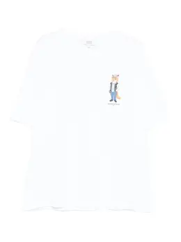 Maison Kitsuné: Футболка с принтом 