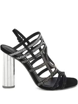 Ferragamo: Чёрные сандалии 
