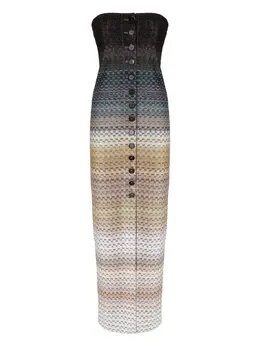 Missoni: Платье на пуговицах 