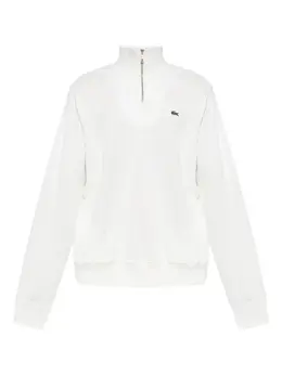 Lacoste: Белый свитшот 