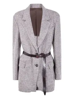 Brunello Cucinelli: Бежевая куртка 