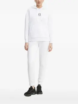Armani Exchange: Белая толстовка 