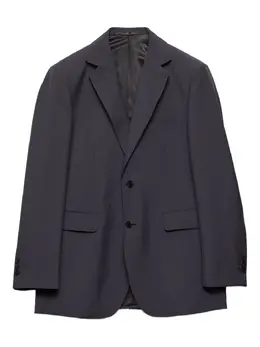 Prada: Пиджаки из шерсти 