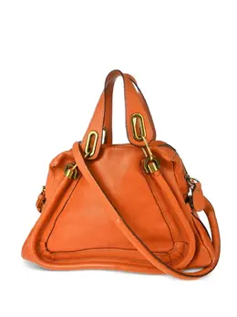 Chloé: Оранжевая сумка 