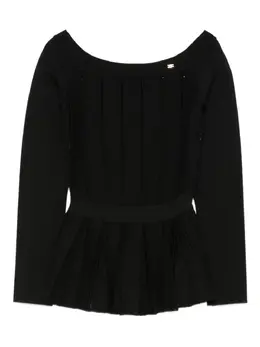 Elisabetta Franchi: Чёрный свитер 