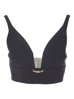 Elisabetta Franchi: Топ с v-образным вырезом 