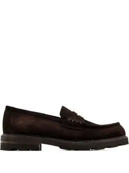 Brioni: Тёмные туфли 