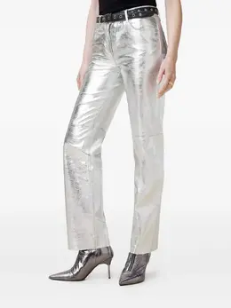 AllSaints: Кожаные брюки 