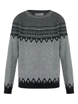 Alexander McQueen: Свитер  Skull из шерсти