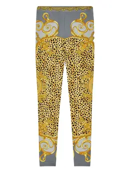 Versace: Легинсы  Baroque с принтом