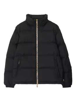 Burberry: Чёрная куртка 