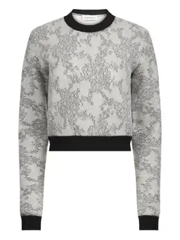 Nina Ricci: Жаккардовый свитер 