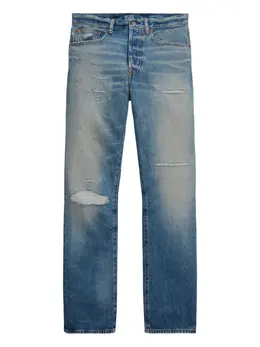 Polo Ralph Lauren: Рваные джинсы 