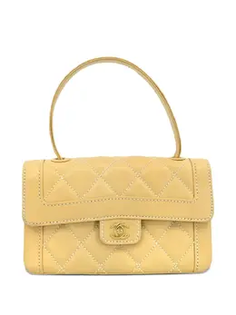 CHANEL Pre-Owned: Бежевая сумка 