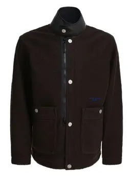 Stone Island: Коричневая куртка 