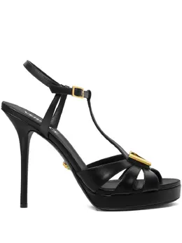 Versace: Чёрные сандалии 