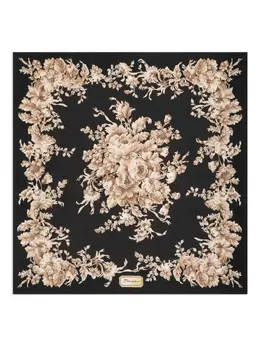 Dolce & Gabbana: Шарф с растительным принтом 
