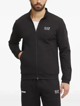 Ea7 Emporio Armani: Чёрный свитшот 