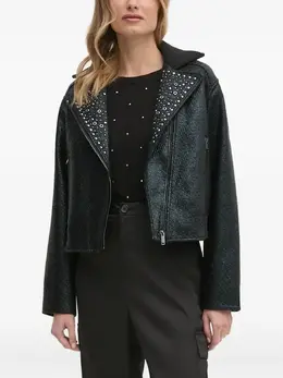 DKNY: Чёрная куртка 